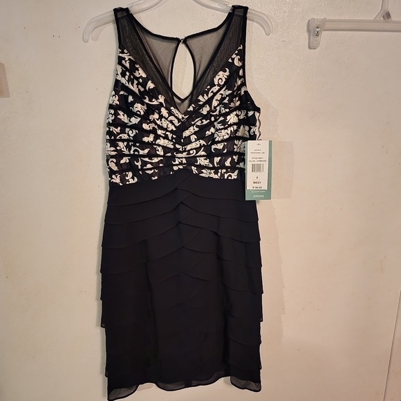 💕5 For $20 Scarlett Nite Sleeveless Ruffle Hem Dress Size 8 NWT - Picture 1 of 12